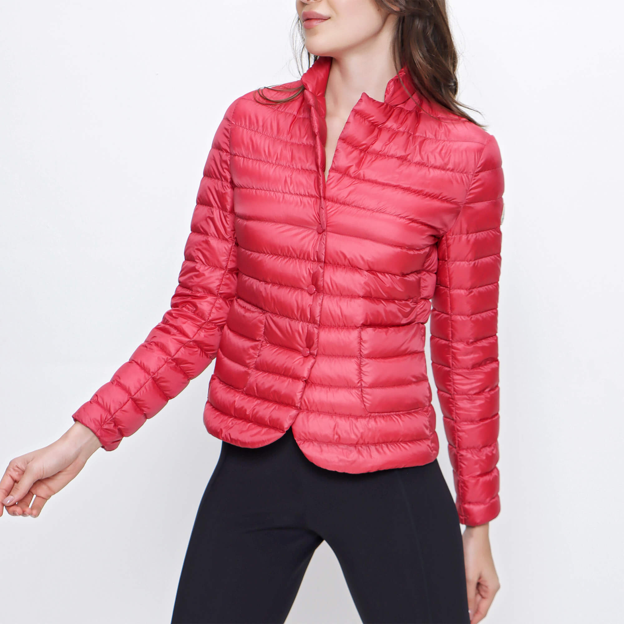 Moncler - Red Leyla Light Padded Blazer Jacket 